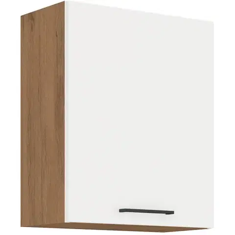Niki 30. konyha 60 G-72 1F 60x71,5x31cm fényes fehér/lancelot tölgy