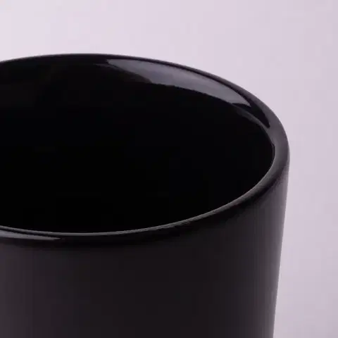 Fekete fületlen csésze 300 ml - Flow - 453120