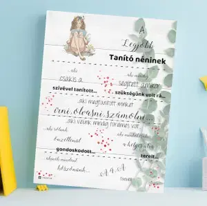 Ajándék tanárnak - Köszönet tanároknak 1.-4.o.