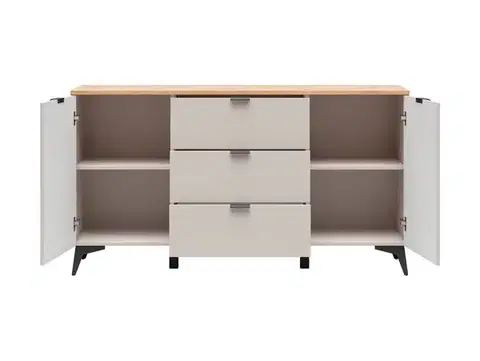 Velton KOM2D3S komód artisan tölgy/ kasmír