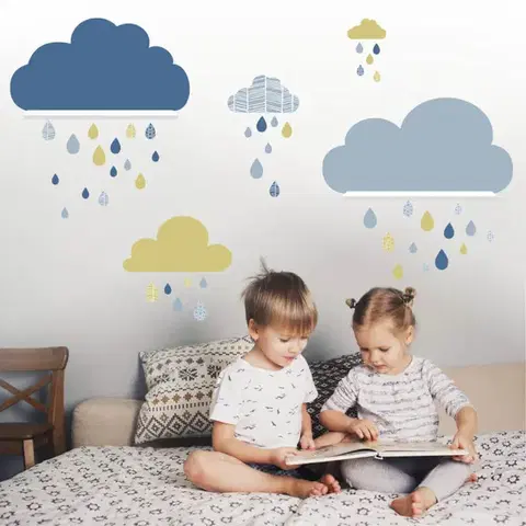 Öntapadós tapéta IKEA polc fölé