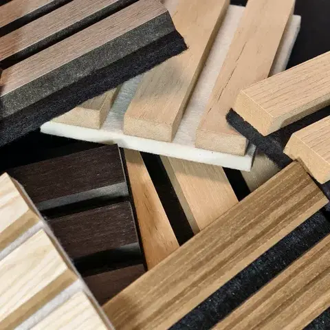FREJA Zajszigetelő falpanel 100x60x2,2cm. - Egyedi méretre is levágjuk - 100x60x2,2cm , White Oak