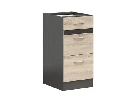 Junona Line D3S/40/82_BBL konyha sonoma/ wenge