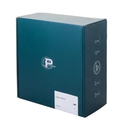 Vörösboros poharak 770 ml-es 2 db-os szett — Green Wave Platinum Line Lunasol II Green Wave Platinu - 322901