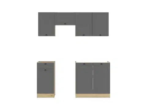 Junona Line JUNONA_MODUL_WER_2/170_BBL konyha grafit/ bernstein tölgy