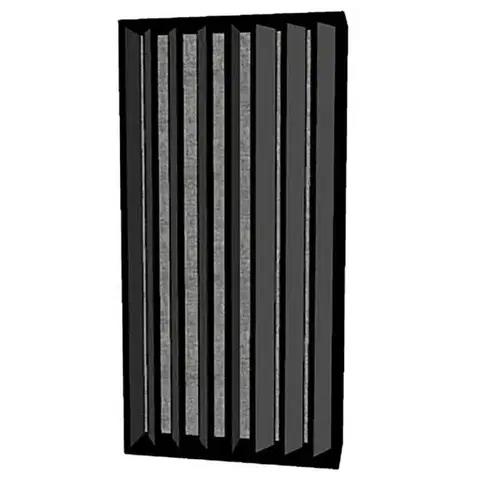 Flexi akusztikai diffúzor – állítható lamellákkal, előszerelt kivitelben - fehér , 104x60x18cm Csomagolás nélkül, személyes átvétel.