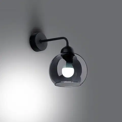 Alino 1 fekete fali lámpa