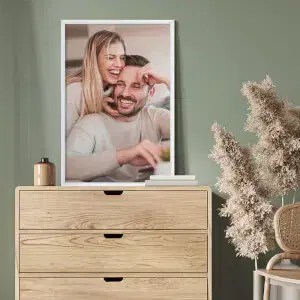Fotóból készült kép fa képkerettel