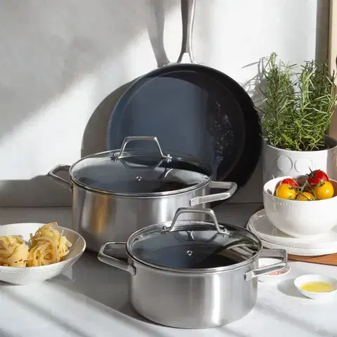 Fazék üvegfedővel Ø 24 cm, magasság: 11,5 cm — Sirius Terra Multi-layer Lunasol - 601212