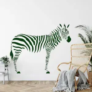 Állatos falmatrica - Csíkos zebra