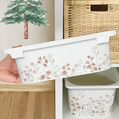 Matrica az IKEA TROFAST dobozra – Mezei virágok