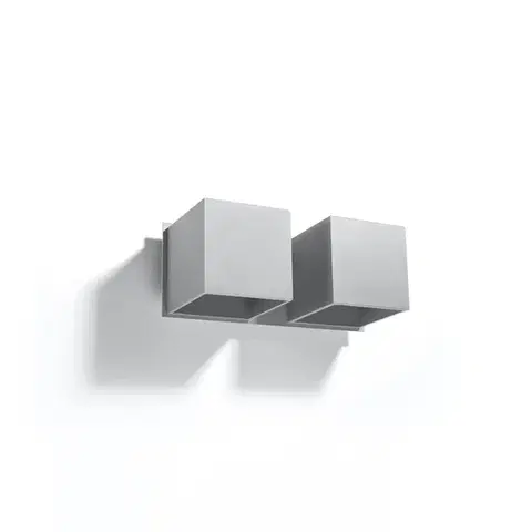 Quad 2 szürke fali lámpa
