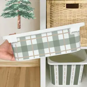 Sage Green matrica az IKEA TROFAST-ra – Geometrikus minták