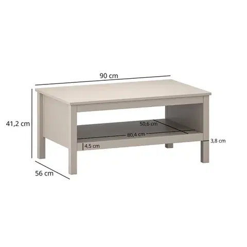 Kleo LAW90 asztalka taupe