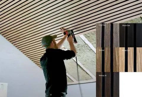FREJA Hangszigetelés plafonra 100x60x2,2cm. White Oak - Egyedi méretre is levágjuk - 100x60x2,2cm , White Oak