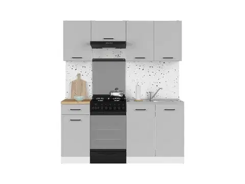 Junona Line JUNONA_MODUL_WER_2/170_ZBL konyha fényes világos szürke/ fehér