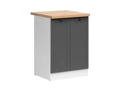 Junona Line D2D/60/82_ZBL konyha grafit/ fehér