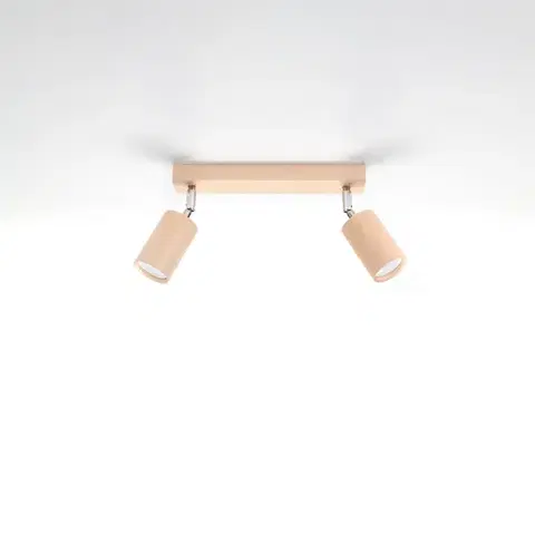 Berg 2 természetes fa mennyezeti lámpa