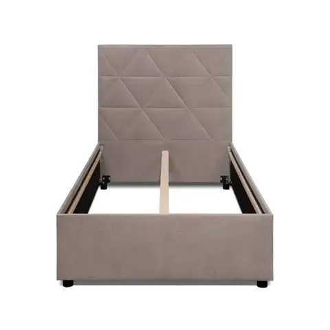 Fro caro 120-as ágy Mono233 bézs szövettel