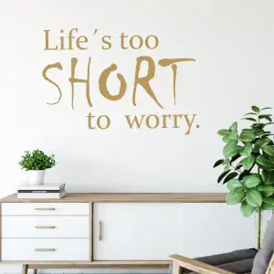 Falmatrica idézet - Life´s too short