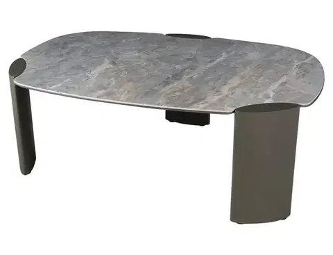 Adoro A Ceramic 118*75 asztalka Grigio szürke/ réz