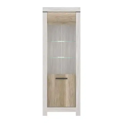 Belen W1W vitrin karabella tölgy/ kanyon fenyő