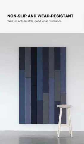 Bilnora extra sűrű filc hangszigetelő panel 120x30x1,2cm - 01 Fehér