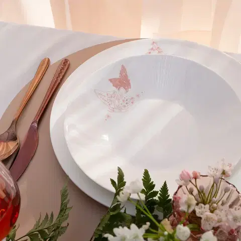 Mély tányér Butterfly 22 cm — Premium Platinum Line Easter - 490030