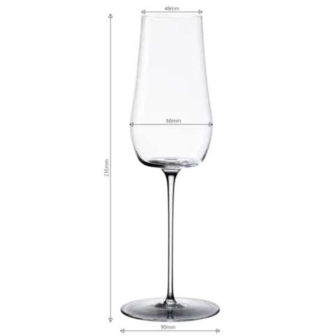 Pezsgőspoharak 290 ml-es 2 db-os készlet — Green Wave Platinum Line Lunasol II - 322903