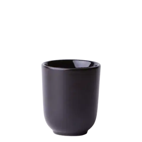 Fekete fületlen csésze 220 ml - Flow - 453121