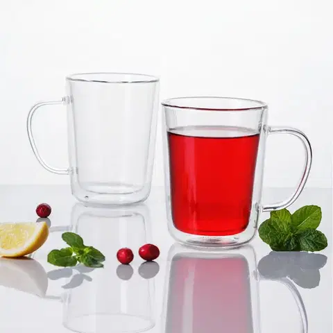 Csésze BASIC Glas Double Wall 300 ml - szett 4 db - 321232