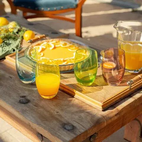 Poharak zöld 460 ml 6 db — Optima Glas Lunasol - 322833