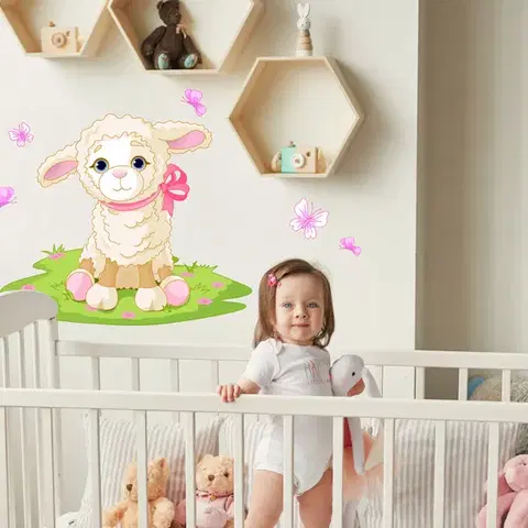 Gyerekszoba falmatrica - Bárány a réten